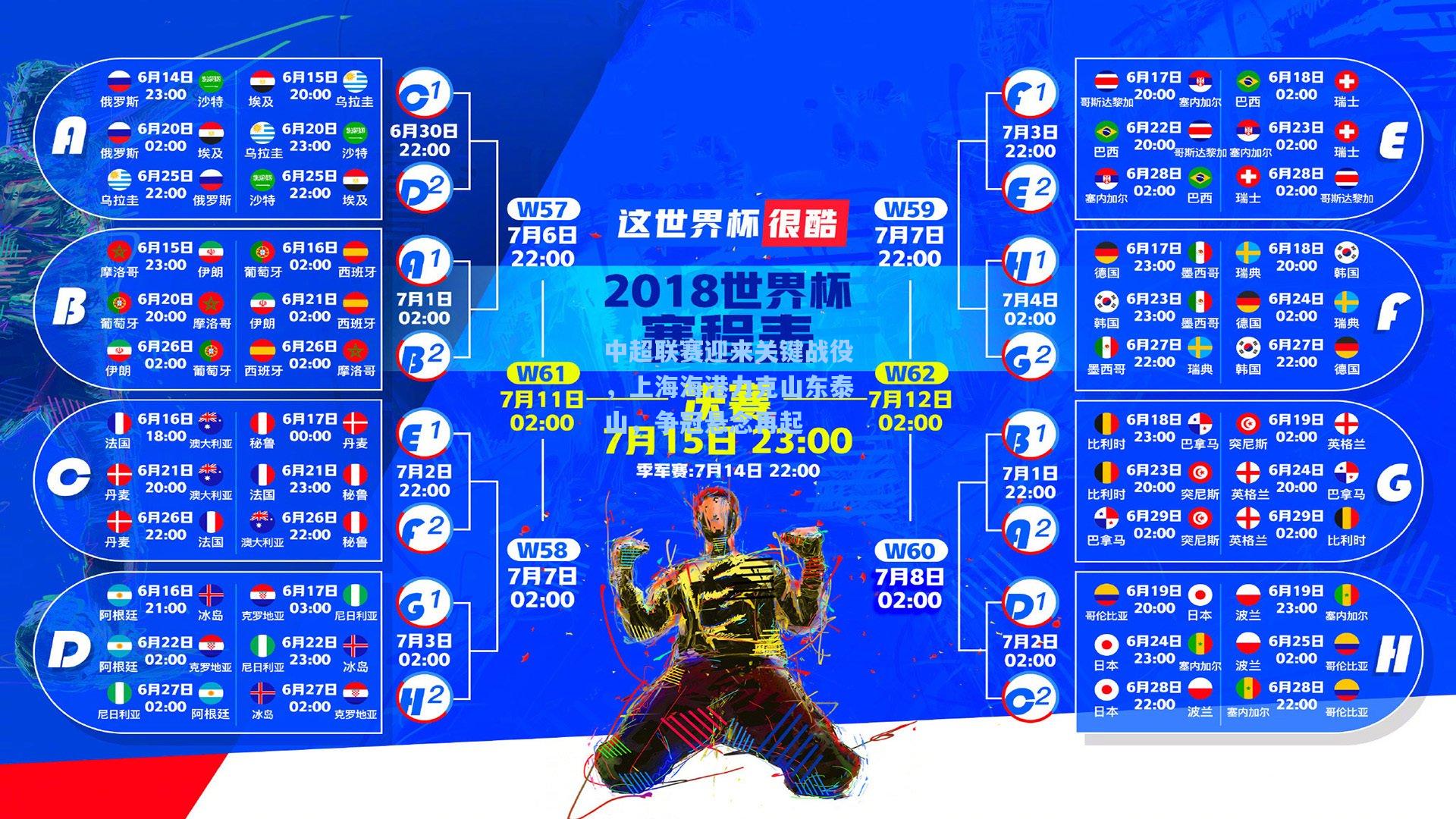 中超联赛迎来关键战役，上海海港力克山东泰山，争冠悬念再起